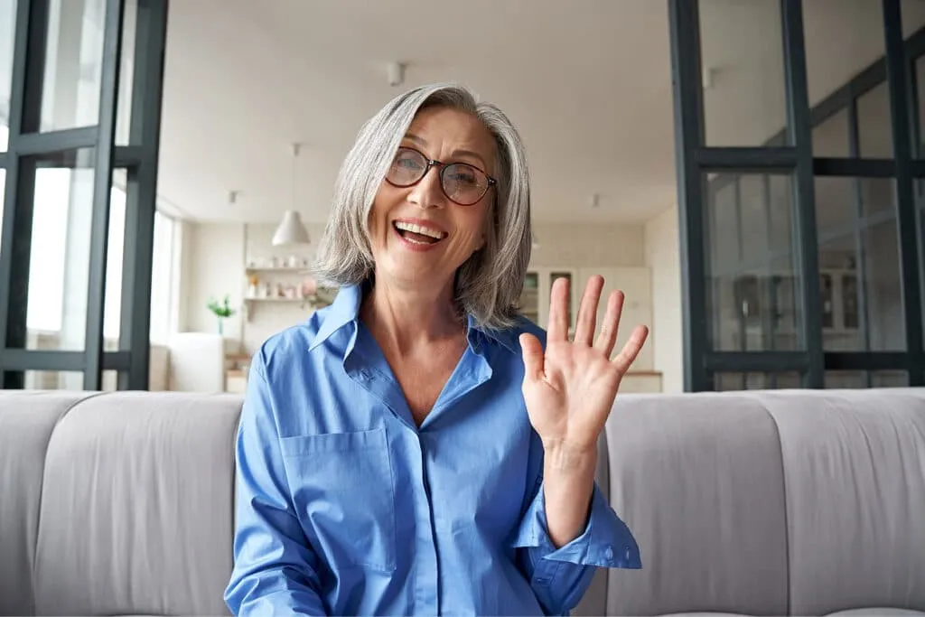 Woman in a therapy session
