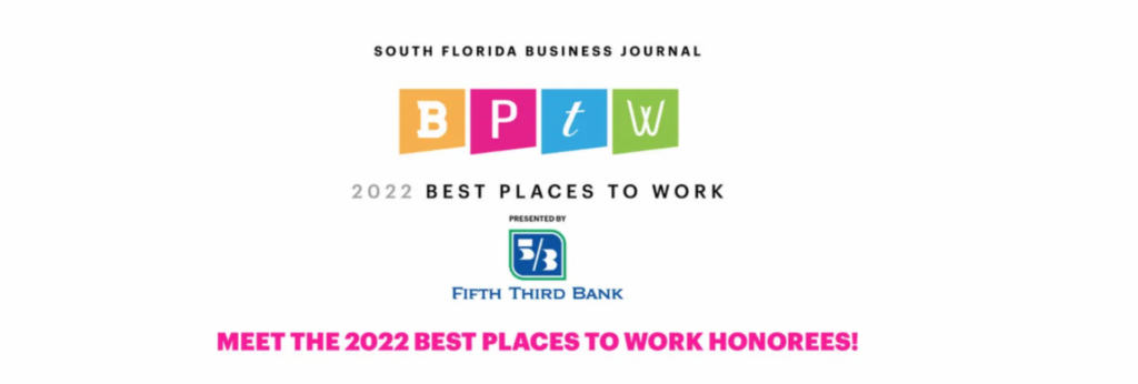 ReachLink Named to South Florida Business Journal's Best Places To Work 2022