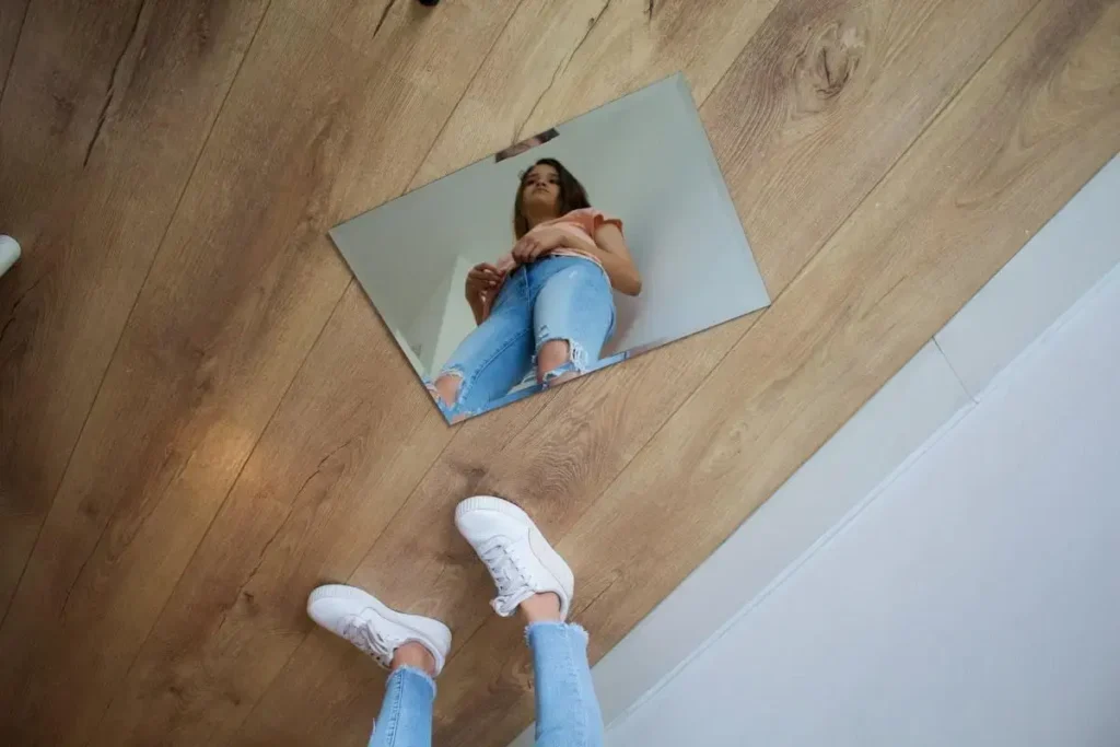 person reflecting