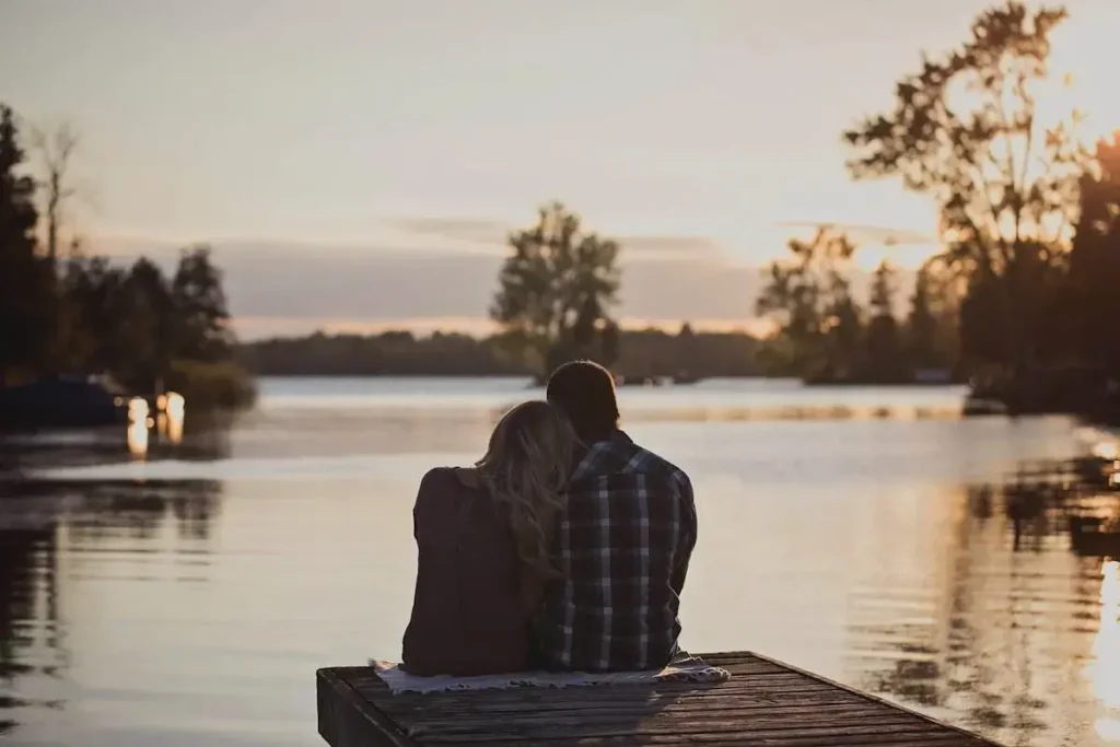 couple communicating
