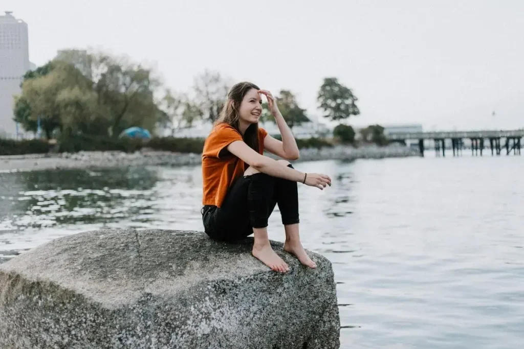 people enjoying nature