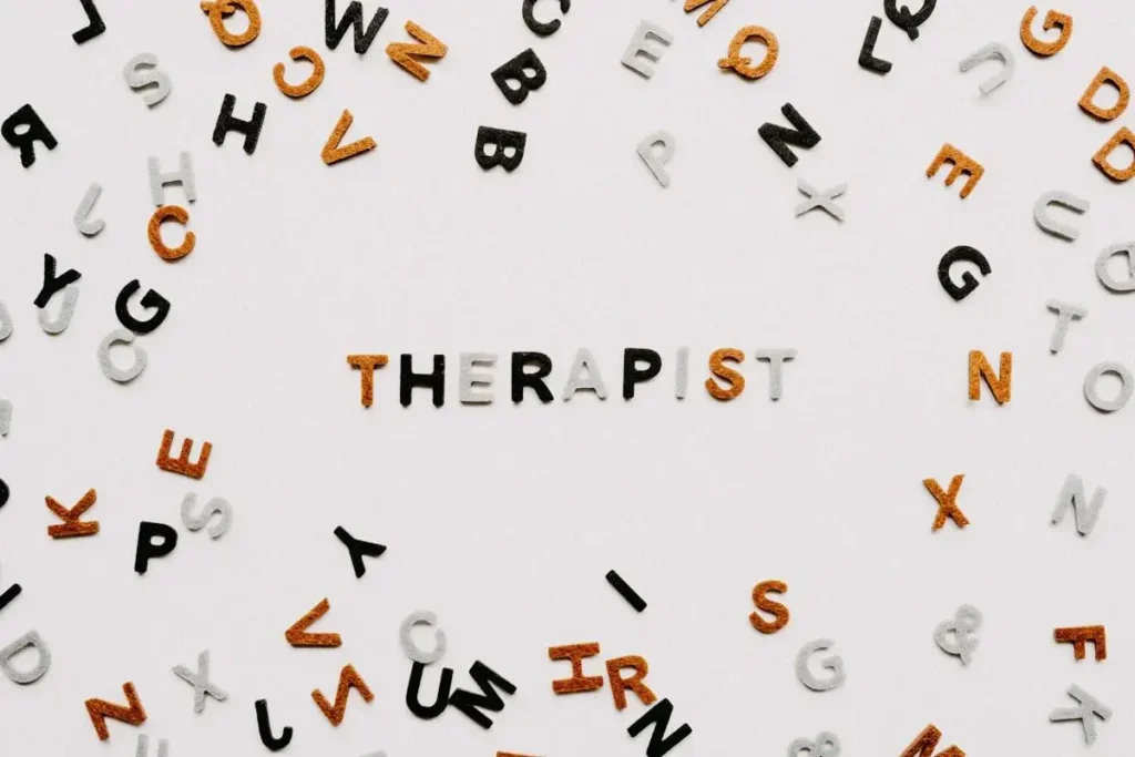 therapist engaging
