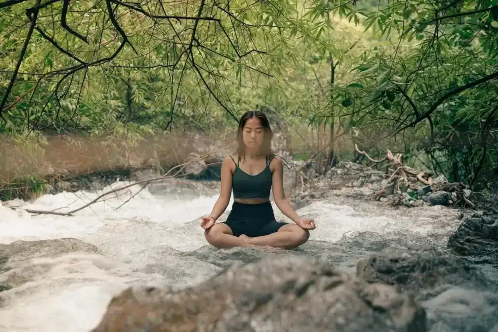 people practicing mindfulness