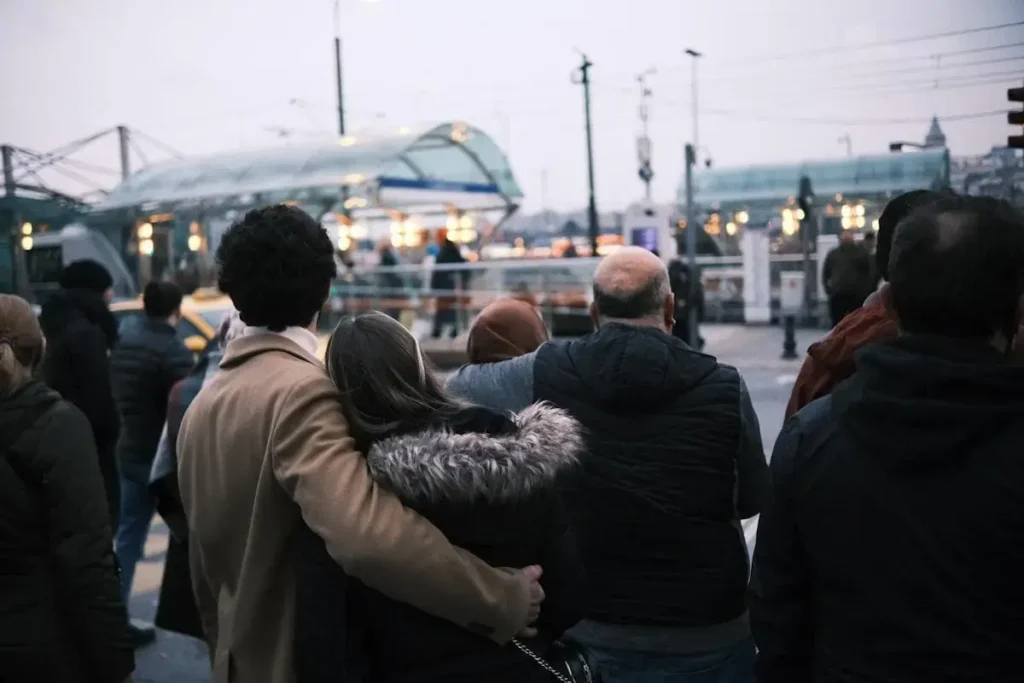 people engaging