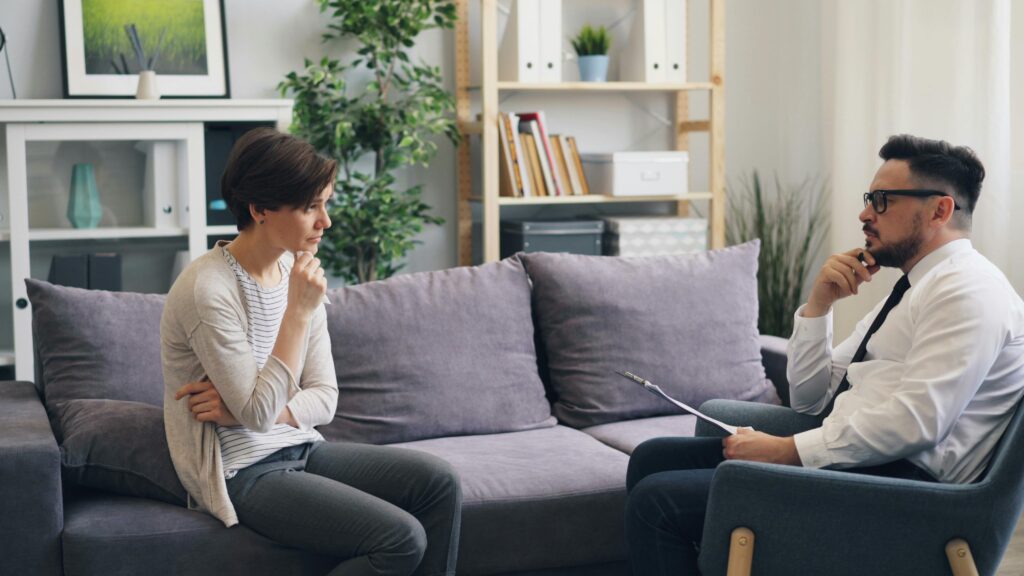 person seeking support