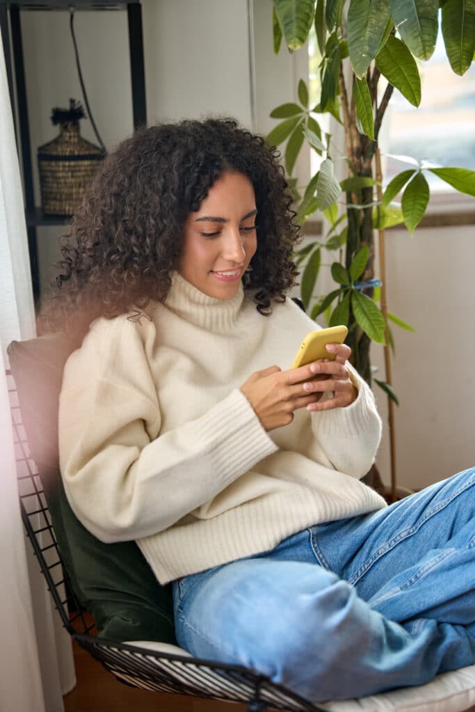 women phone signup