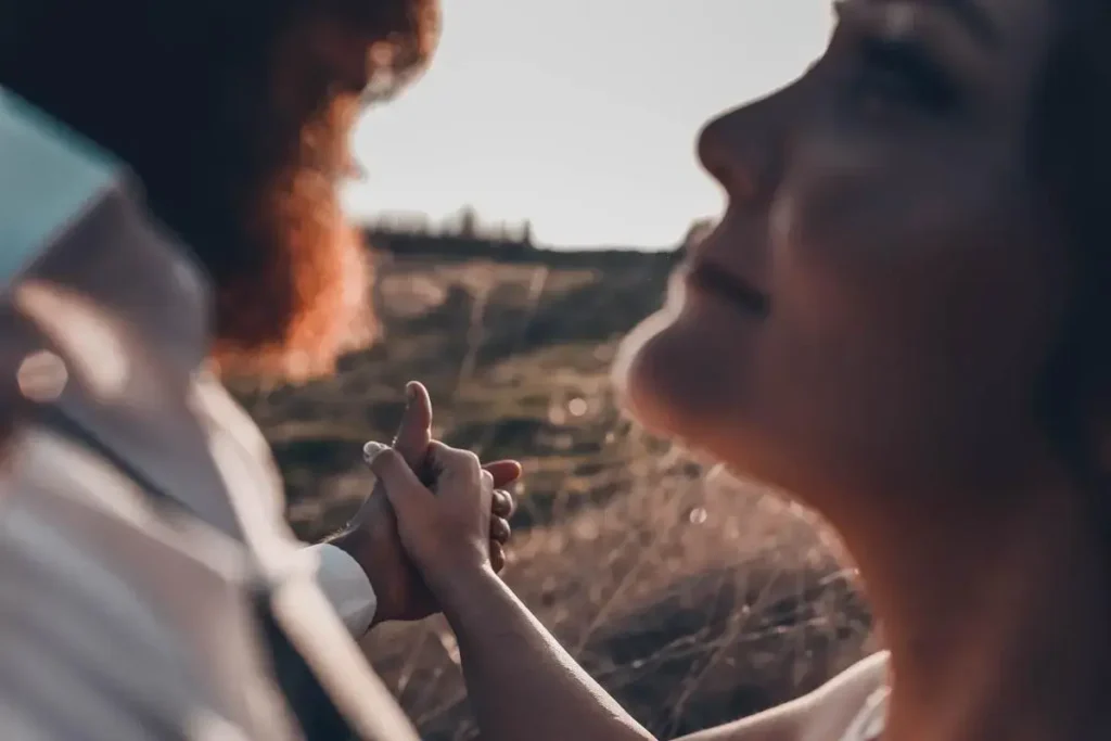 couple communicating