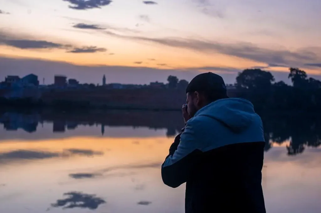 person reflecting
