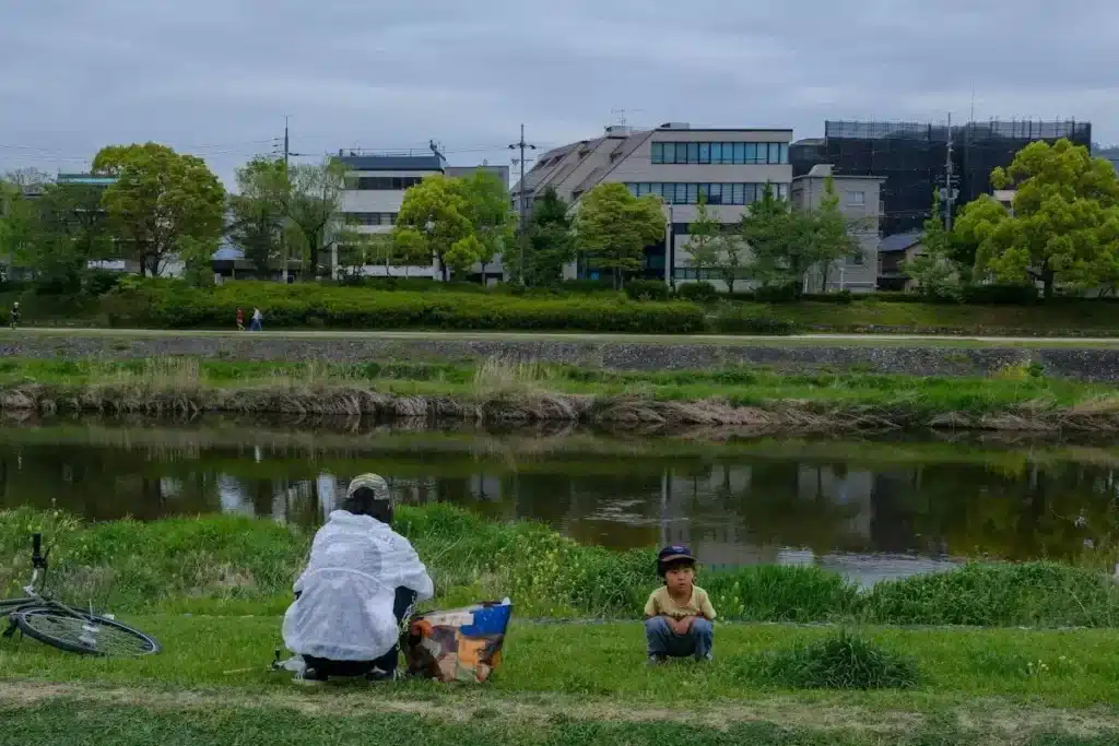 children relaxing