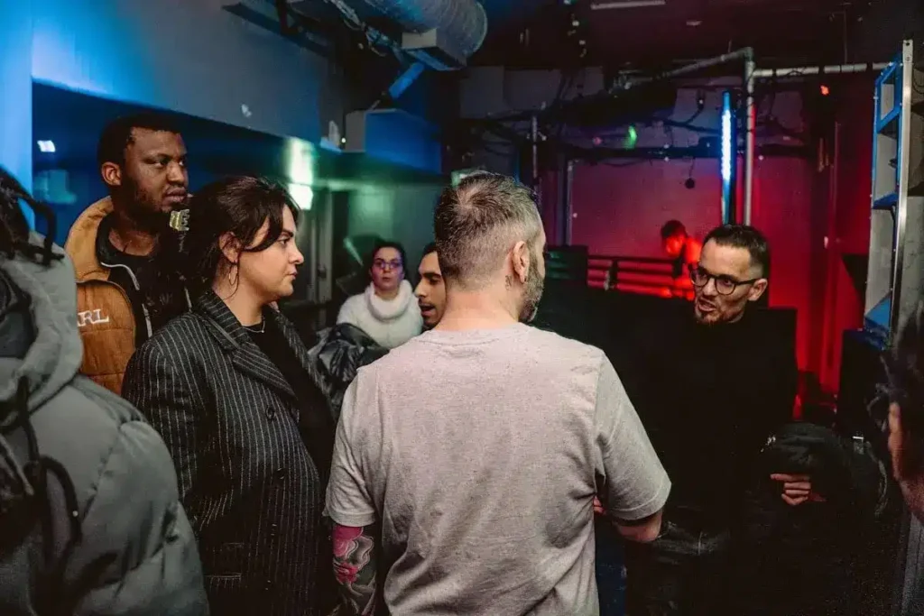people collaborating