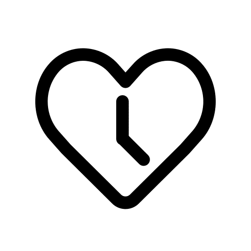 A white clock displayed on a black background, emphasizing the clock's design and time features