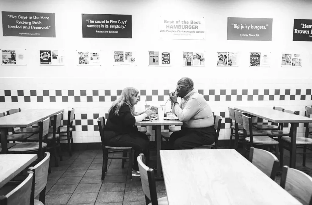 parenting couple discussing