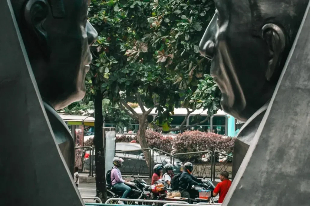 person discussing mental health