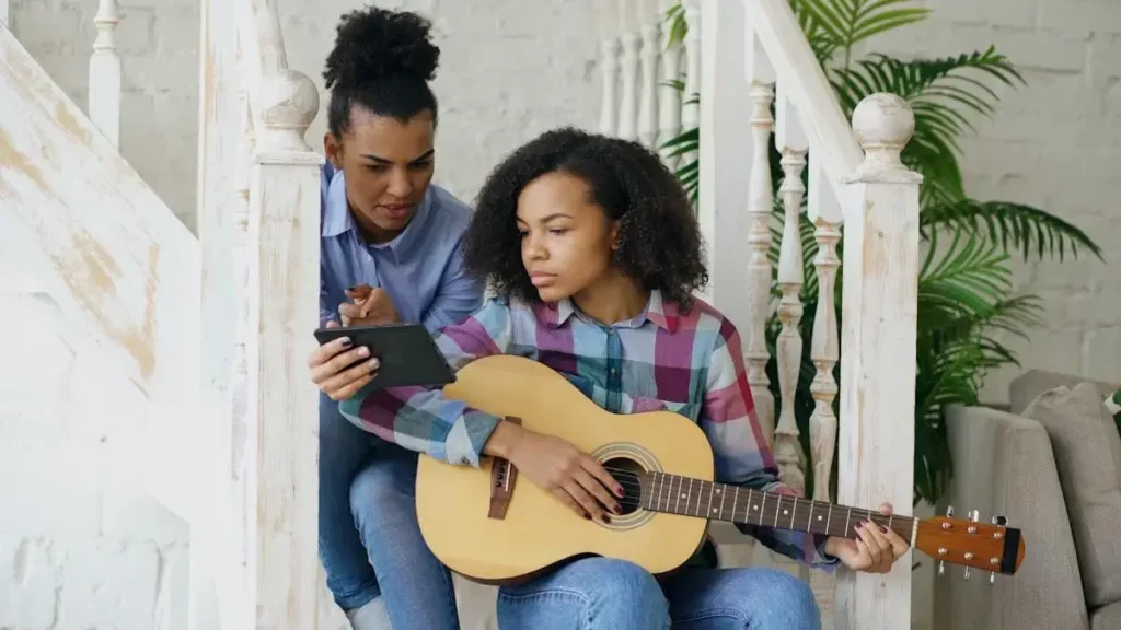 person developing skills