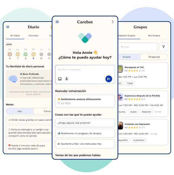 Platform - app screens - Spanish