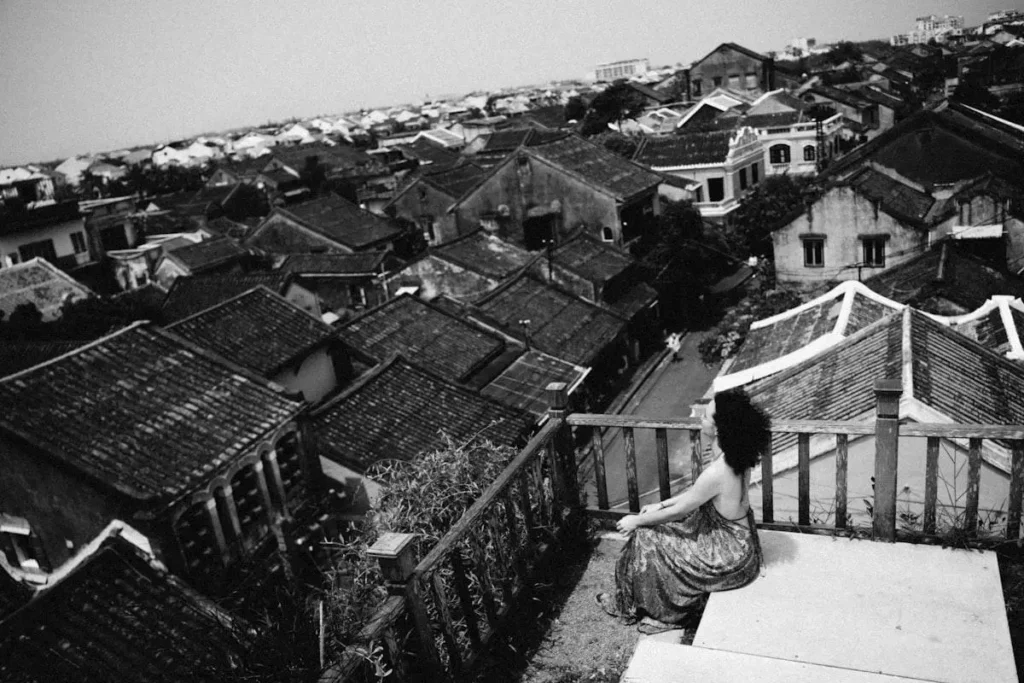 person reflecting alone