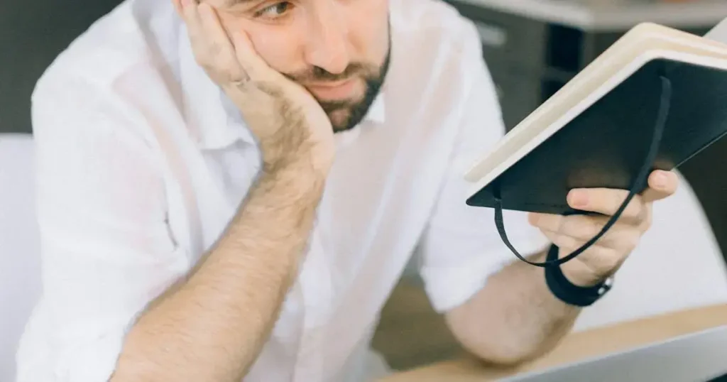 person feeling unmotivated